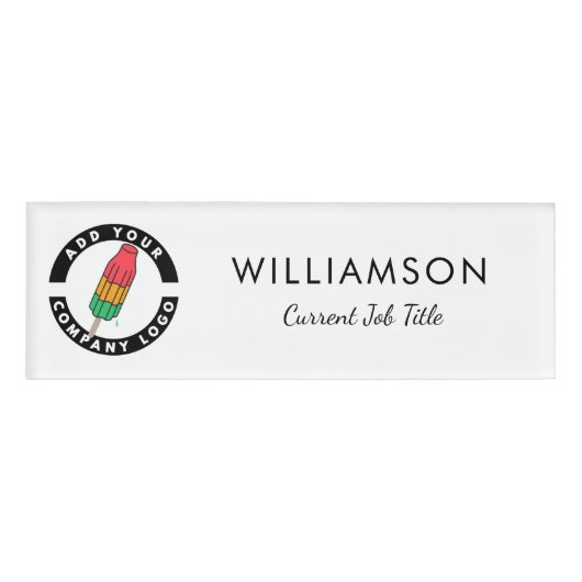 Badge D'identification Logo do-it-yourself entreprise personnalisé Employ (Devant)