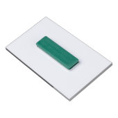 Badge D'identification Logo Grand Simple Noir et Blanc Minimal Titre du N (Dos)