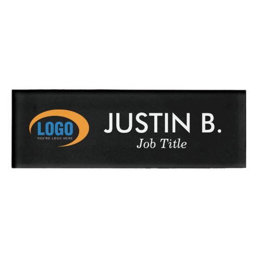 Badge D'identification Logo personnalisé (Devant)