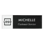 Badge D'identification Logo personnalisé Nom du personnel de l'entreprise (Devant)