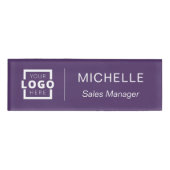 Badge D'identification Logo personnalisé Personnel de l'entreprise (Devant)