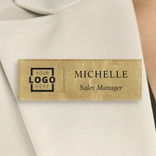 Badge D'identification Logo personnalisé Personnel de l'entreprise
