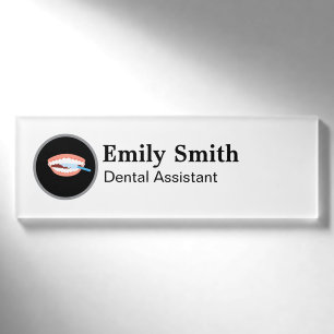 Badge D'identification Logo pour dentiste