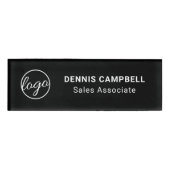 Badge D'identification Logo professionnel Black Business (Devant)