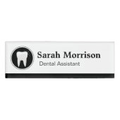 Badge D'identification Logo professionnel Dental Assistant Dentist Tooth (Devant)