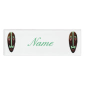 Badge D'identification Long Tonnerre de Masque Tiki (Devant)