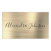 Badge D'identification Luxe professionnel Gold Foil moderne (Devant)