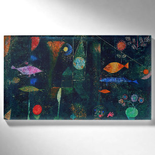 Badge D'identification Magie de poisson de Paul Klee Peinture Abstraite A