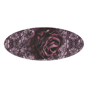 Badge D'identification Mandala de rose