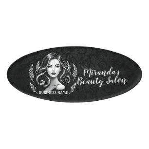 Badge D'identification Maquillage Artiste Cheveux Styliste Beauté Salon L