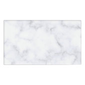 Badge D'identification Marbre blanc (Devant)
