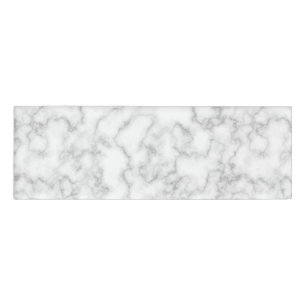 Badge D'identification Marbre Motif gris blanc marbré Pierre Arrière -
