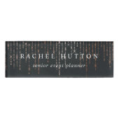 Badge D'identification Marquee d'or rose (Devant)