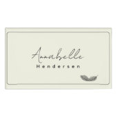 Badge D'identification Minimaliste moderne (Devant)