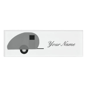 Badge D'identification Minuscule remorque Teardrop Thunder_Cove