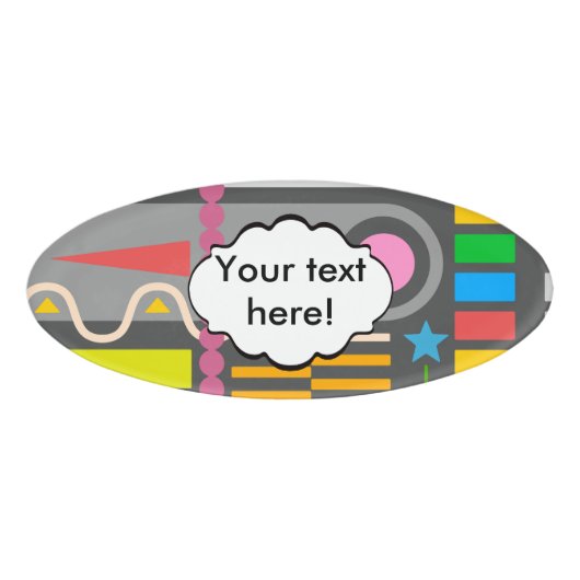 Badge D'identification Misc shapes (Devant)