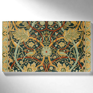 Badge D'identification Modèle de tapisserie forestière de William Morris