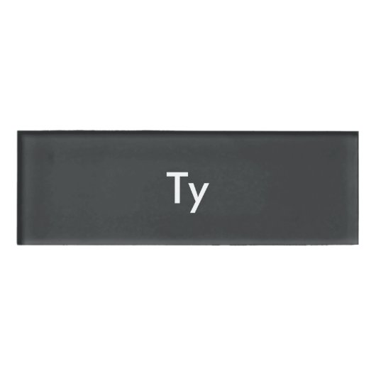 Badge D'identification Modèle personnalisé Onyx (Devant)