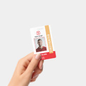 Badge d'identification moderne de sapeur-pompier (Manuel / portable)