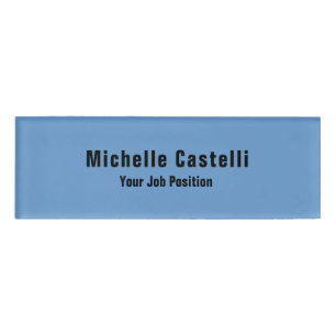 Badge D'identification Moderne minimaliste utile Durable Plaque simple