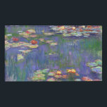Badge D'identification Monet Water Lilies Chef-d'oeuvre Peinture<br><div class="desc">Monet Water Lilies - Ce tableau Monet classique a été peint par Claude Monet en 1916. Il fait partie de sa célèbre collection de nénuphars où il peint dans son jardin à Giverney,  France. Un tableau de chef-d'oeuvre.</div>