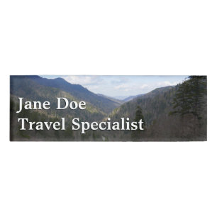 Badge D'identification Morton Overlook dans les Great Smoky Mountains