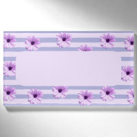 Motif à rayures pastel avec des marguerites