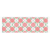 Badge D'identification motif aux fleurs roses (Devant)