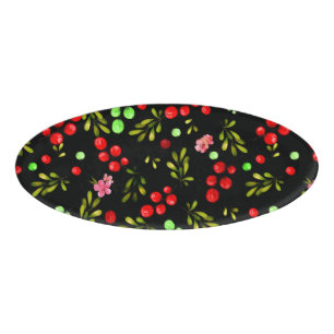 Badge D'identification Motif Berries