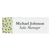 Badge D'identification Motif de coccinelles (Devant)