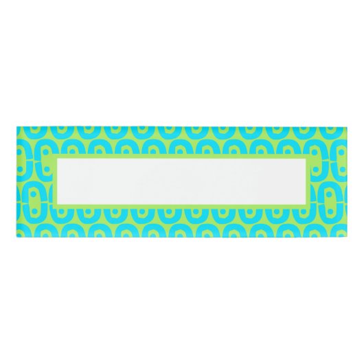 Badge D'identification motif moderne et coloré (Devant)