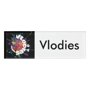 Badge D'identification Nametag magnétique