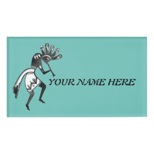 Badge D'identification Native Americans Culture - Dancing Kokopelli 1