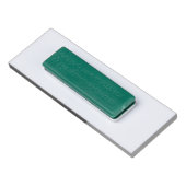 Badge D'identification Nom acrylique noir et blanc Balise Logo Profession (Dos)