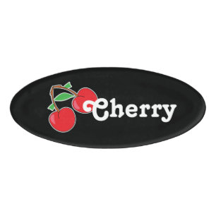 Badge D'identification Nom de cerise