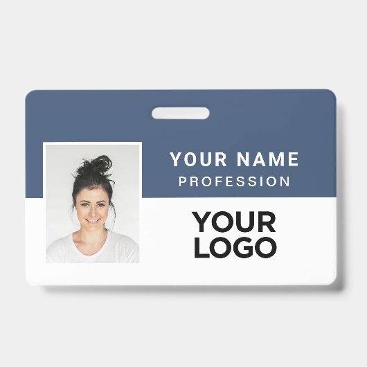 Badge d'identification nominatif pour employés d'e (Avant)