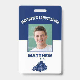 Badge d'identification nominatif pour entreprise d