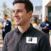 Badge D'identification Nous avons choisi juste marié ajouter le nom de la
