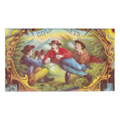 Badge D'identification Nuggets d'or Antique Étiquette Cigar (Devant)