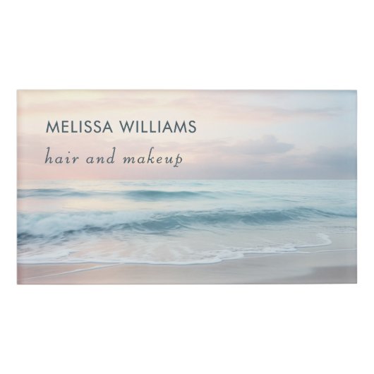 Badge D'identification Ocean Pastel Colors (Devant)