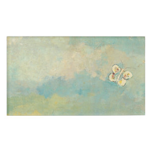 Badge D'identification Odilon Redon Papillons Symbolisme Vintage Art
