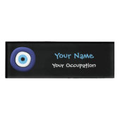 Badge D'identification Oeil malin grec (Devant)