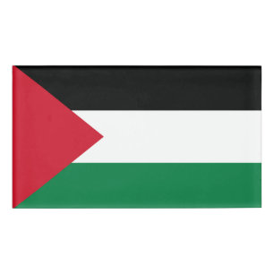 Badge D'identification officiellement le drapeau de l'État de Palestine