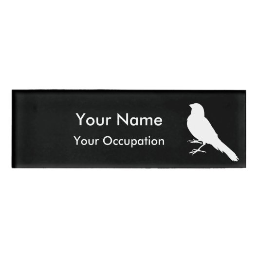 Badge D'identification Oiseau canarien permanent (Devant)