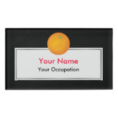 Badge D'identification Orange (Devant)