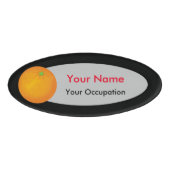 Badge D'identification Orange (Devant)