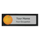 Badge D'identification Orange (Devant)
