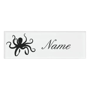 Badge D'identification Otopus Silhouette Thunder_Cove