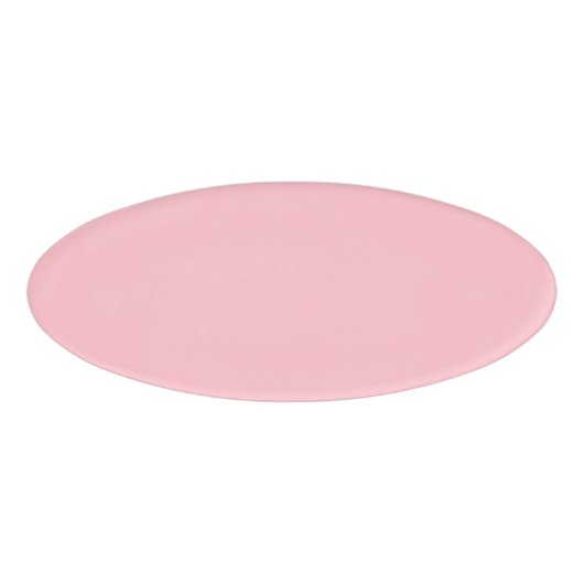 Badge D'identification Oval rose (Devant)