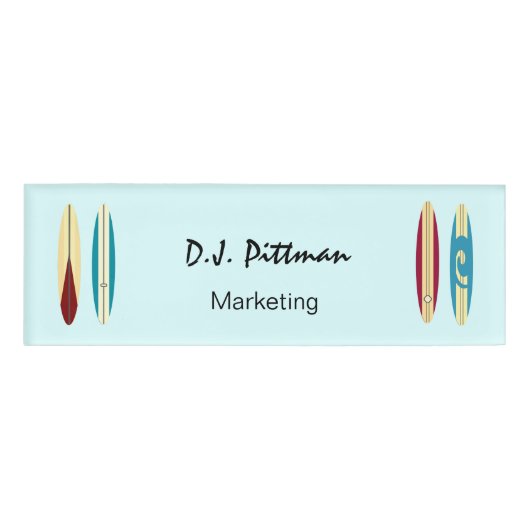 Badge D'identification Panneaux vintages (Devant)